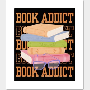 Book Addict for Book Lovers Posters and Art